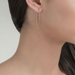 Lana Jewelry Hooked on Hoops in 14k Rose Gold